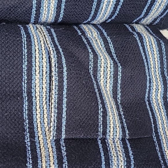 TOMMY HILFIGER Blue Striped Blazer Jacket Size 14 - Picture 3 of 6